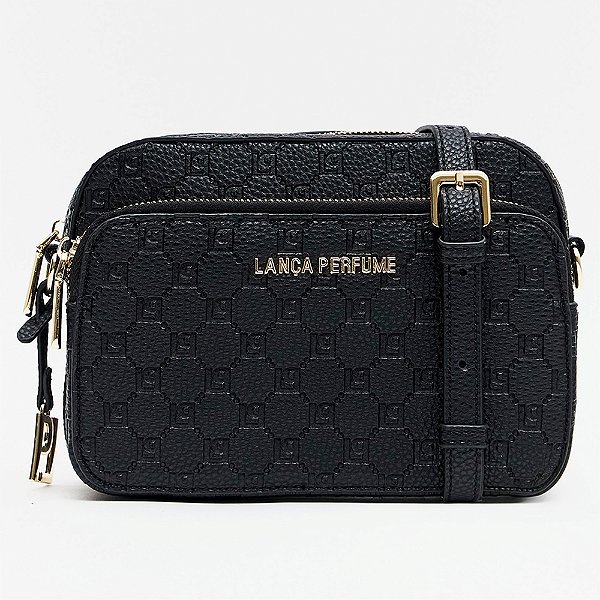 Bolsa Crossbody Lança Perfume Pingente In26 Preto Feminino