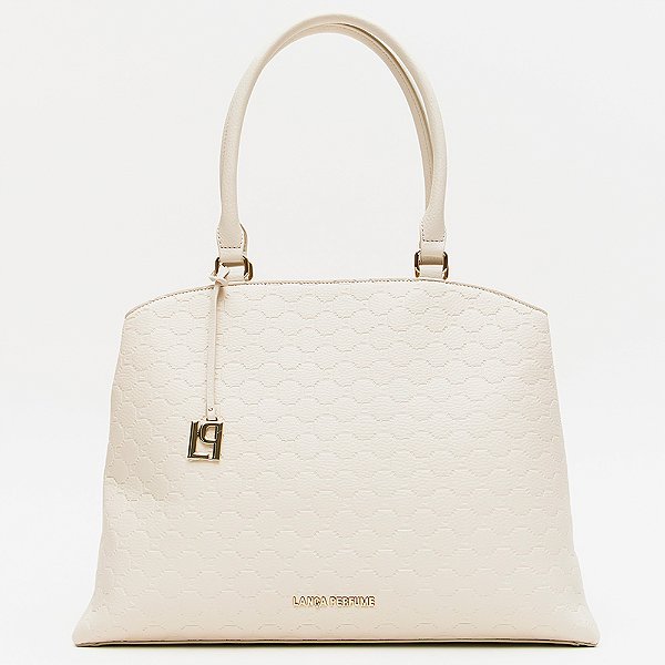Bolsa Shopping Lança Perfume Pingent In26 Off White Feminino