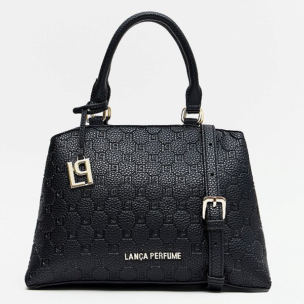Bolsa Tote Lança Perfume Pingente In26 Preto Feminino