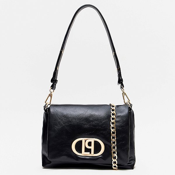 Bolsa Shoulder Lança Perfume Puffer In26 Preto Feminino