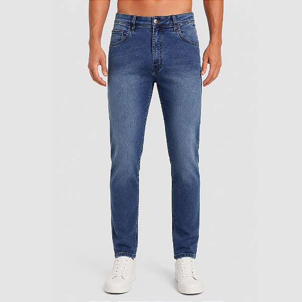 Calça Jeans John John Slim Puerto Ou26 Azul Masculino