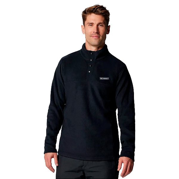 Moletom Fleece Columbia Steens Mountain II Preto Masculino