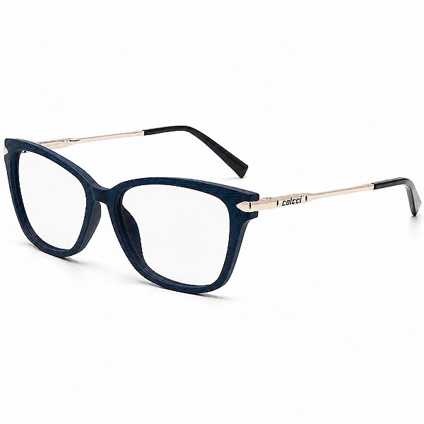 Armação Colcci Frida C6097K7555 Azul Feminino