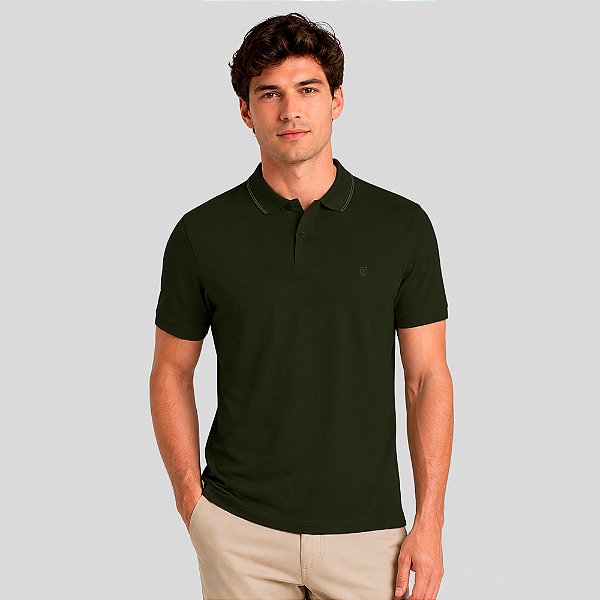 Camisa Polo Individual Comfort Pr27 Verde Masculino