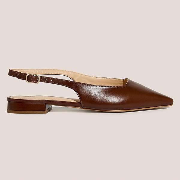 Sapatilha Dudalina Slingback Pr27 Dourado Feminino