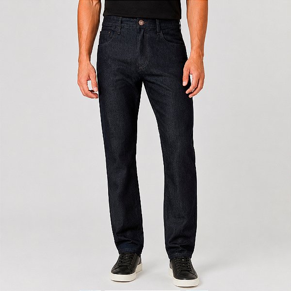 Calça Jeans Dudalina Right Classic Pr27 Azul Masculino