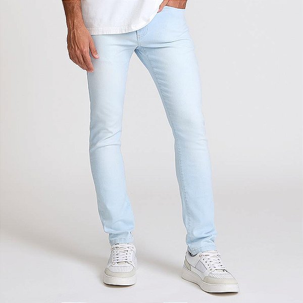 Calça Jeans John John Skinny Low Calamta Pr27 Azul Masculino