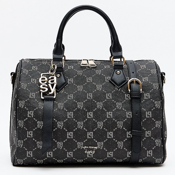 Bolsa Tote Easy Lança Perfume Monograma Pr27 Preto Feminino