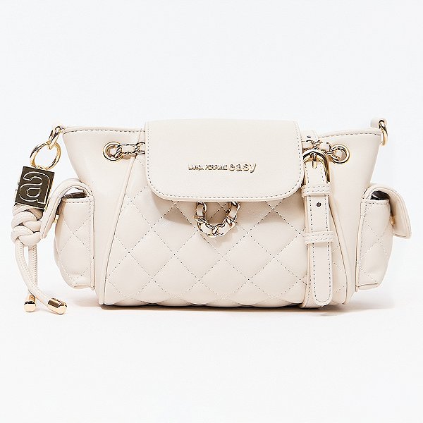 Bolsa Bucket Easy Lança Perfume Alça Pr27 Off White Feminino