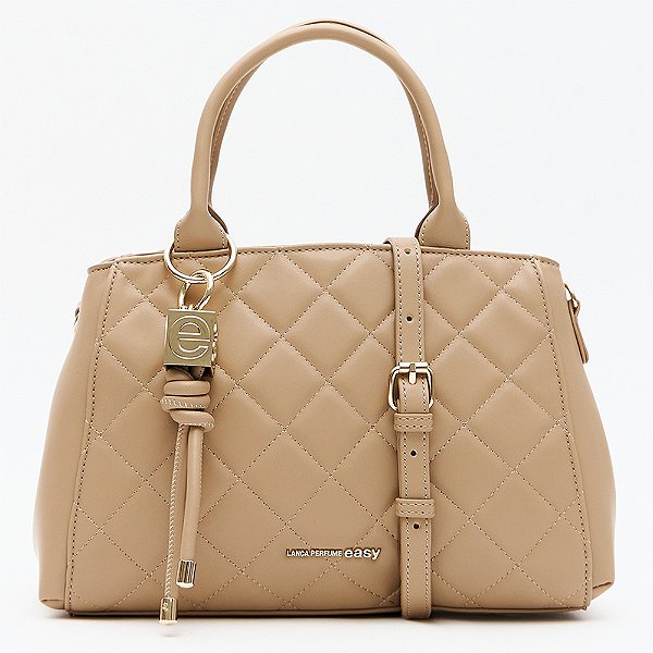 Bolsa Tote Easy Lança Perfume Matelasse Pr27 Bege Feminino
