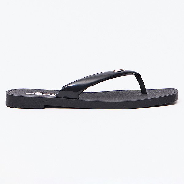 Chinelo Easy Lança Perfume Metal Pr27 Preto Feminino