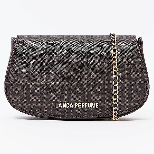 Bolsa Crossbody Lança Perfume Monograma Pr27 Marrom Feminino