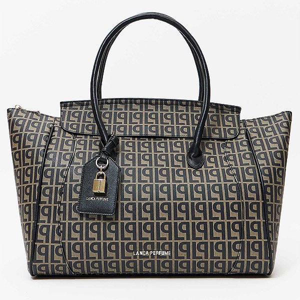 Bolsa Shopping Lança Perfume Monograma Pr27 Preto Feminino