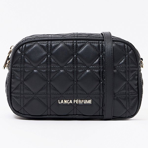 Bolsa Crossbody Lança Perfume Matelasse Pr27 Preto Feminino