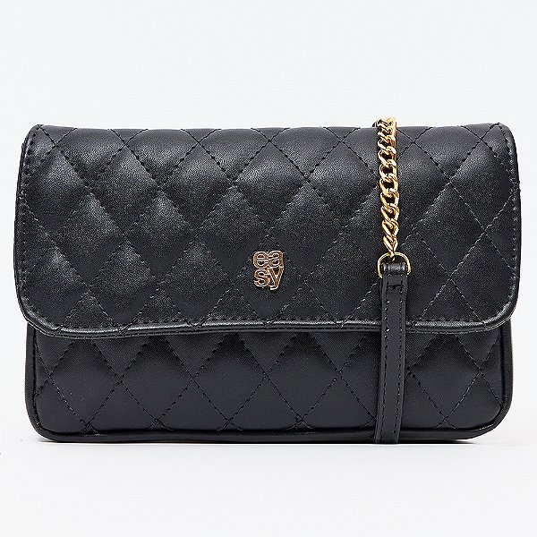 Bolsa Crossbody Easy Lança Perfume Lasse Pr27 Preto Feminino