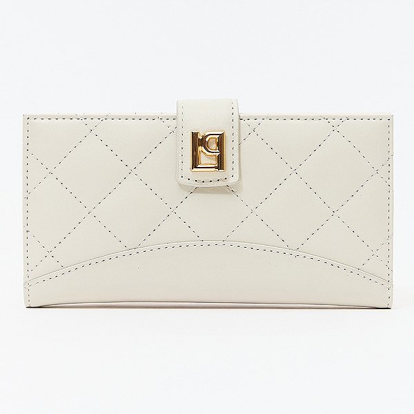 Carteira Lança Perfume Matelasse Enf Pr27 Off White Feminino