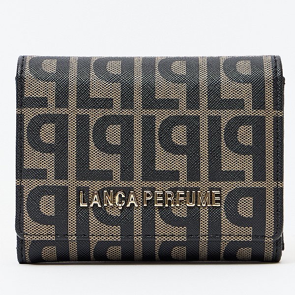Carteira Lança Perfume Monograma Pr27 Preto Feminino