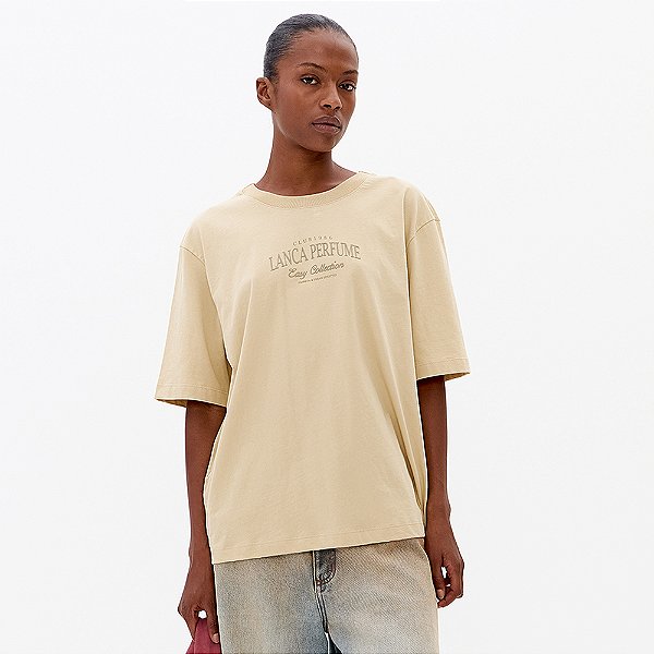 Camiseta Easy Lança Perfume Tradicional Pr27 Bege Feminino