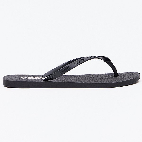 Chinelo Easy Lança Perfume Basic Relevo Pr27 Preto Feminino