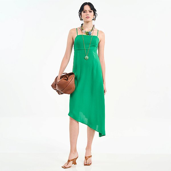 Vestido Mid Colcci Style Pr27 Verde Feminino