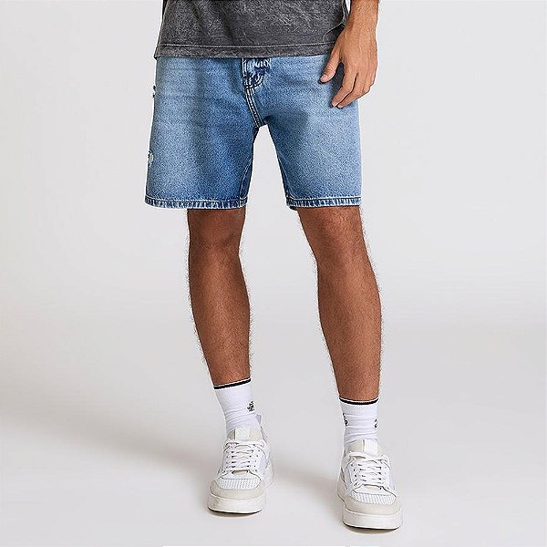 Bermuda Jeans John John Box Costa Rica Pr27 Azul Masculino