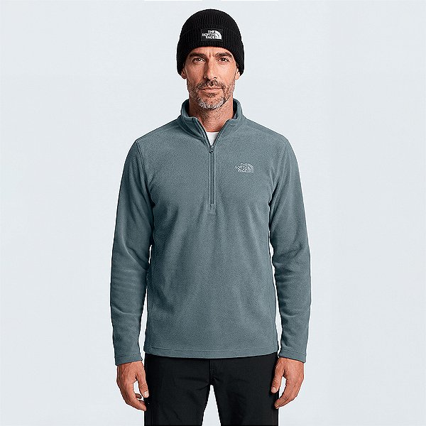 Moletom The North Face Glacier Fleece Zip Cinza Masculino