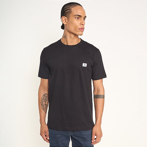 Camiseta Colcci Patch Pr27 Preto Masculino