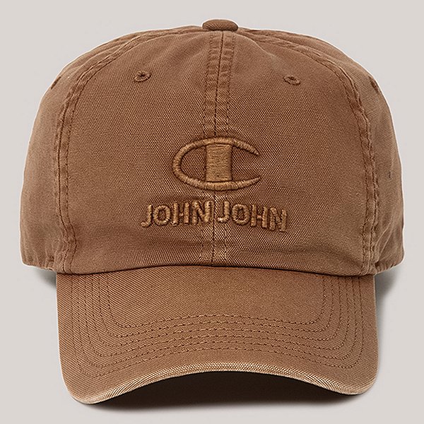 Boné John John Champion x JJ Ve27 Marrom Masculino