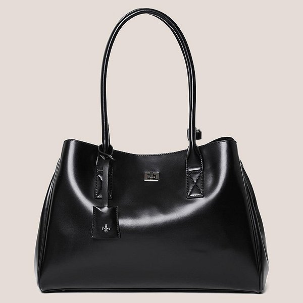 Bolsa Tote Dudalina Lucy Pr27 Preto Feminino