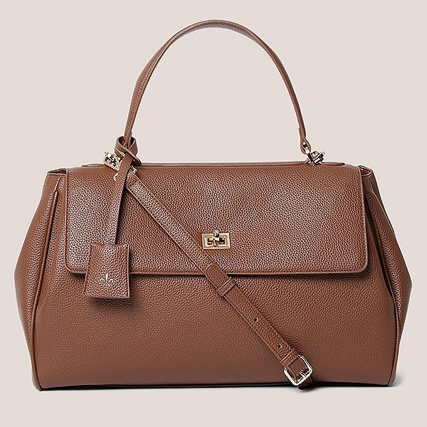 Bolsa Crossbody Dudalina Inês Pr27 Marrom Feminino
