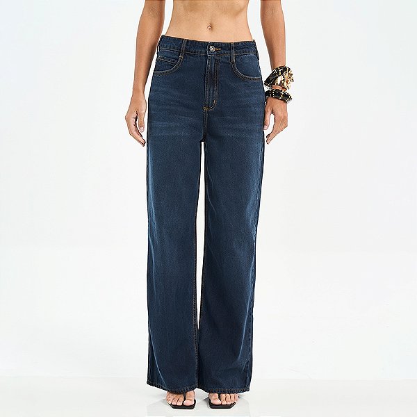 Calça Jeans Colcci Bruna Low Pr27 Azul Feminino