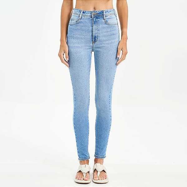 Calça Jeans Colcci Bruna Stretch Bright Pr27 Azul Feminino