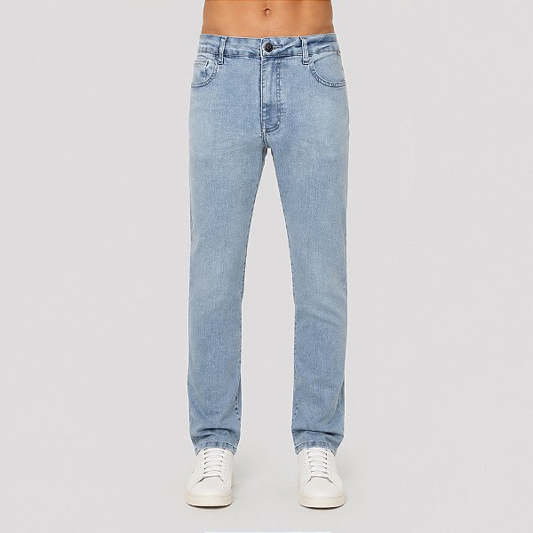 Calça Jeans John John Regular Leon Pr27 Azul Masculino