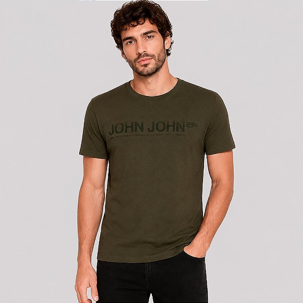 Camiseta John John Generation Ve27 Verde Masculino