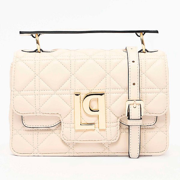 Bolsa Tote Lança Perfume Matelassê Ve27 Off White Feminino