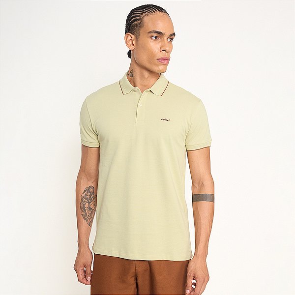 Camisa Polo Colcci Single Pr27 Verde Masculino