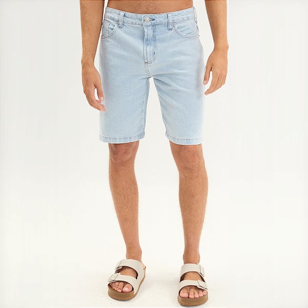 Bermuda Jeans Colcci Davi Ve27b Azul Masculino