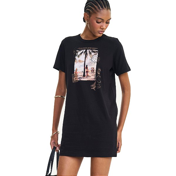 Vestido Colcci Curto Ve27b Preto Feminino