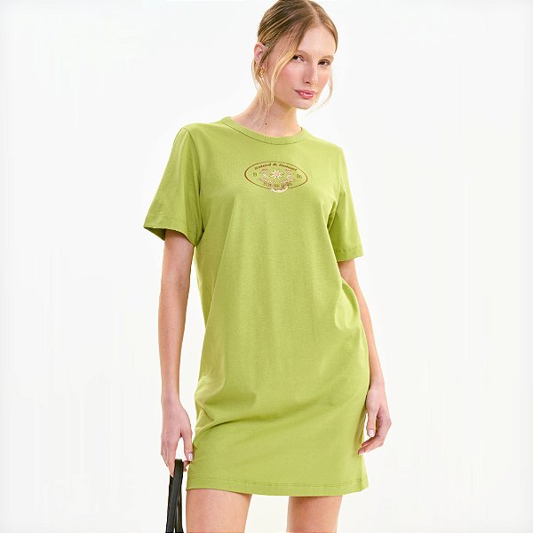 Vestido Colcci Curto Ve27 Verde Feminino