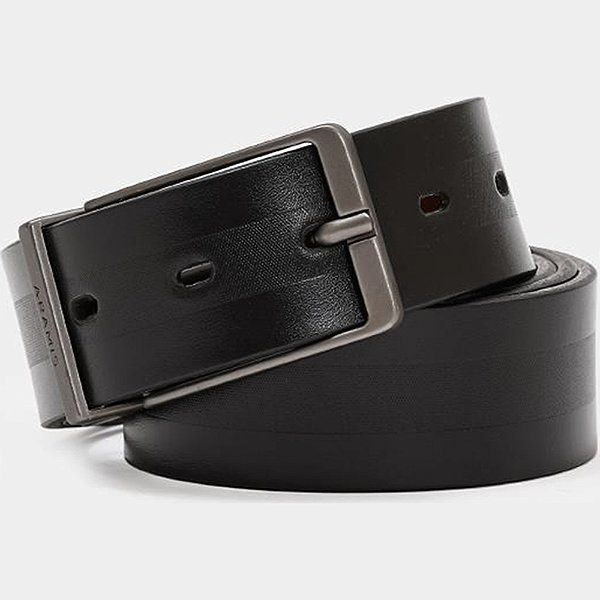 Cinto Aramis Dupla Face Mid Stripe Ve27 Preto Masculino