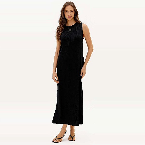 Vestido Super Midi Lança Perfume Ve27 Preto Feminino