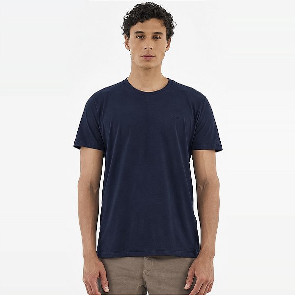 Camiseta Colcci Basic Pr27 Marinho Masculino