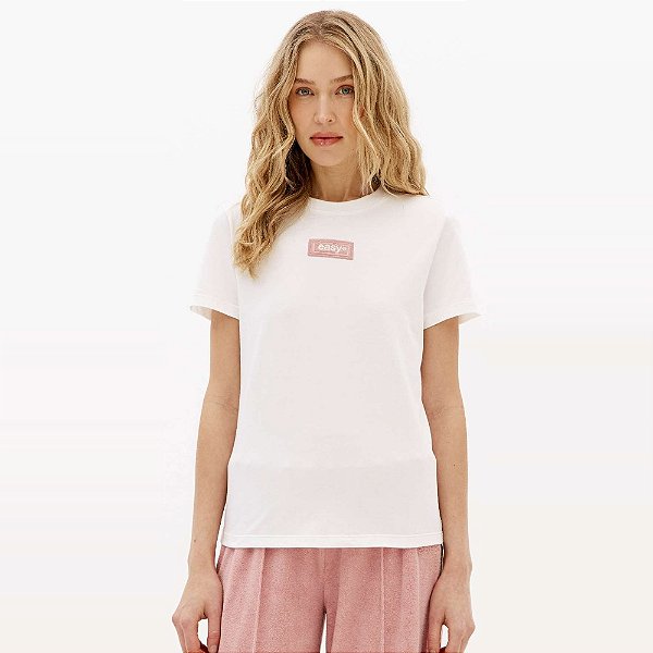 Camiseta Easy Lança Perfume Baby Ve27a Off White Feminino
