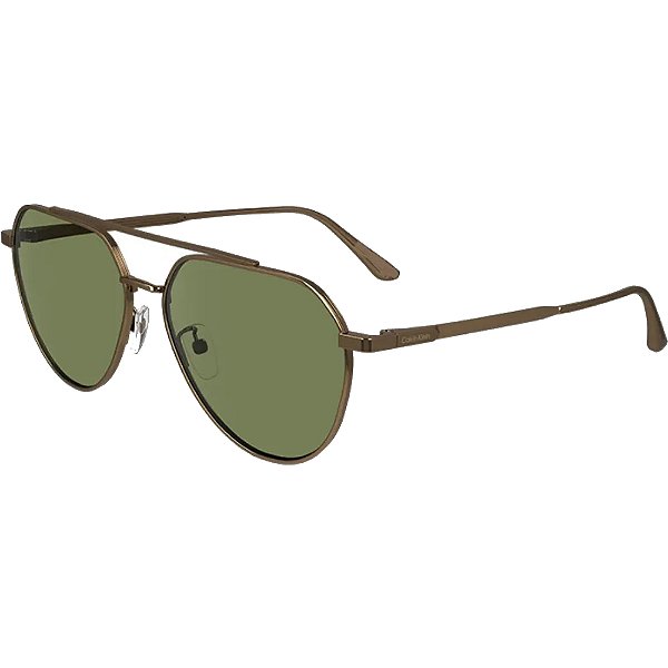 Óculos de Sol Calvin Klein 24100S 771 Dourado Masculino