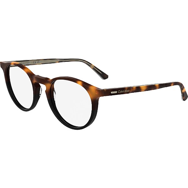 Armação Calvin Klein 25518 233 Marrom Masculino
