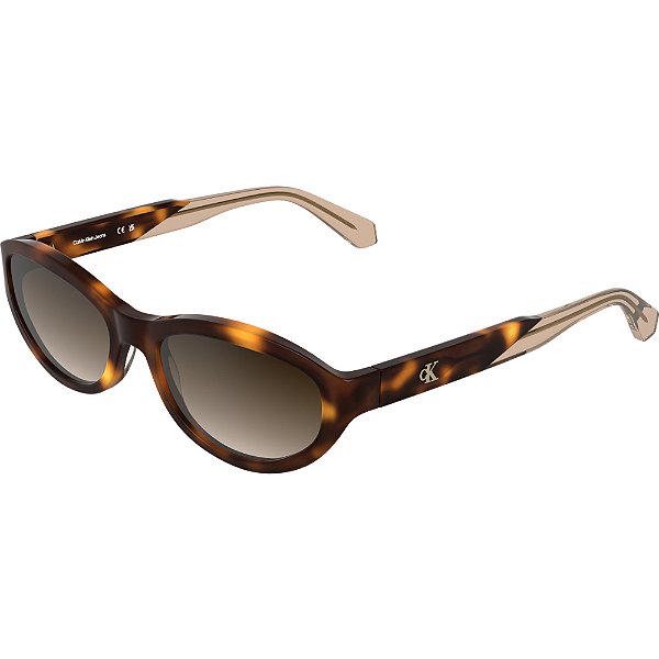 Óculos de Sol Calvin Klein Jeans 25618S 235 Marrom Feminino