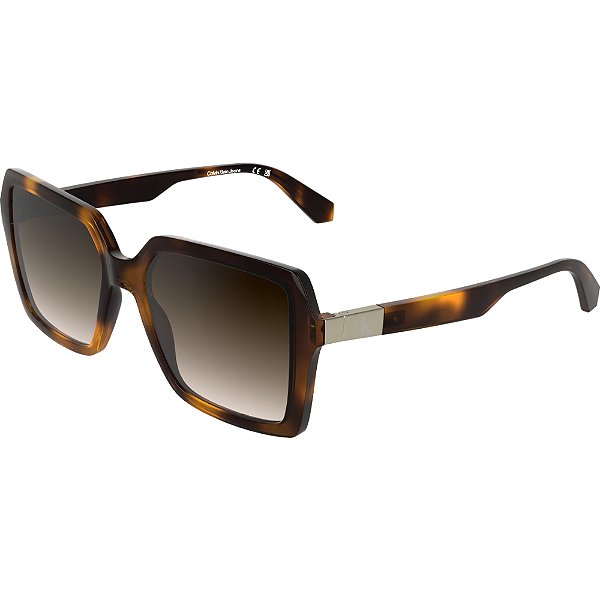 Óculos de Sol Calvin Klein Jeans 26602S 235 Marrom Feminino