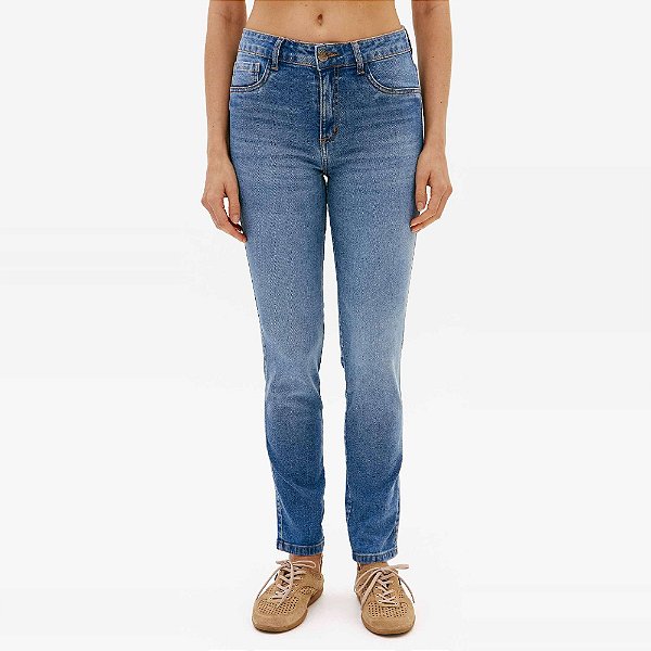 Calça Jeans Easy Lança Perfume Skinny Ve27 Azul Feminino