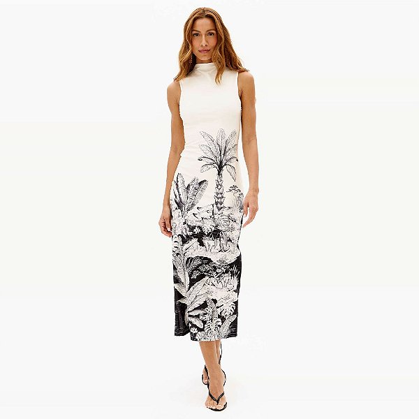 Vestido Lança Perfume Super Midi Ve27 Branco Feminino