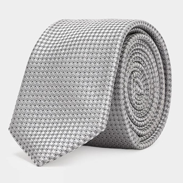 Gravata Aramis Seda Lior Ve27 Cinza Masculino